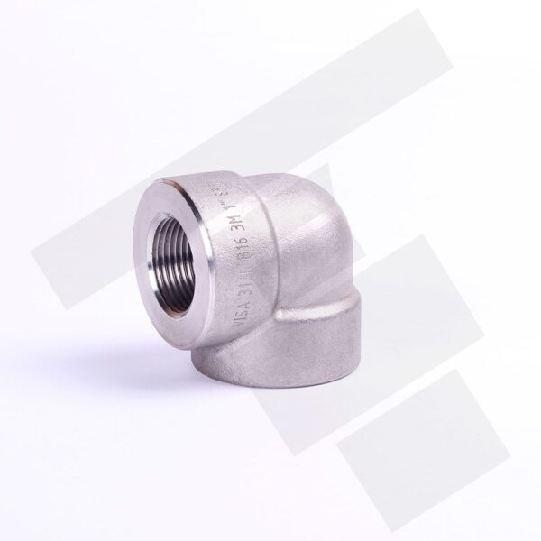 Codo 90° Inox 316 Forjado A182 3000lbs VISA NPT