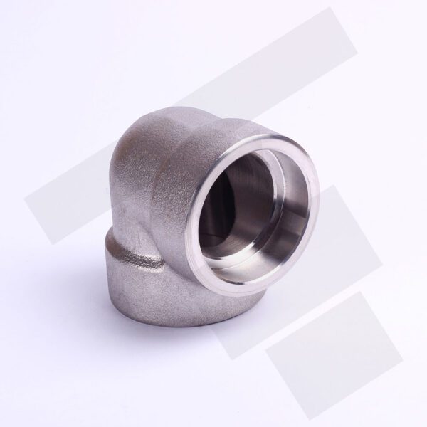 Codo 90° Inox 316L Forjado A182 3000lbs VISA SW