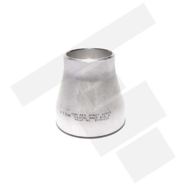 Reducción Concentrica Inox 304L A403 Butt Weld SCH10