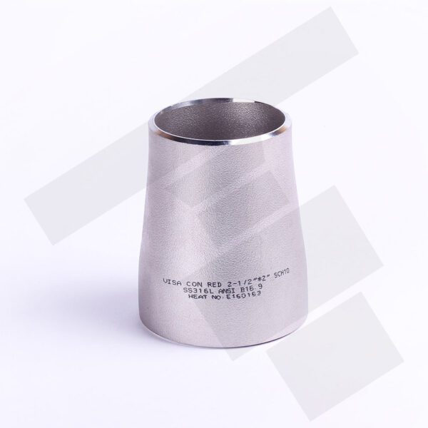Reducción Concentrica Inox 316L A403 Butt Weld SCH10