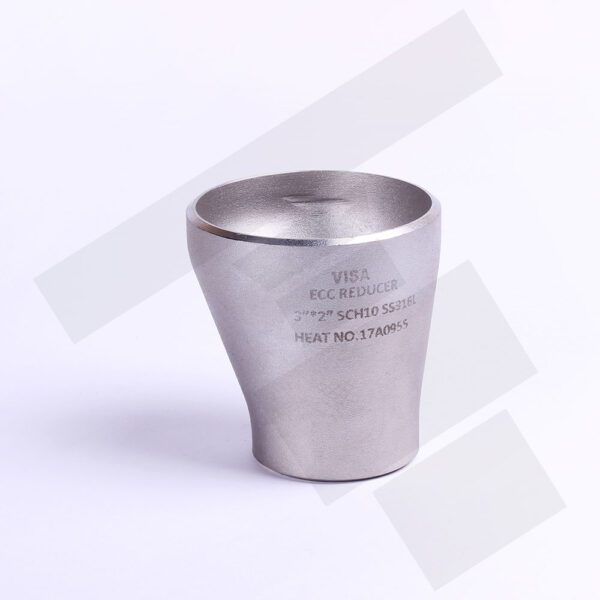 Reducción Excéntrica Inox 316L A403 Butt Weld SCH10
